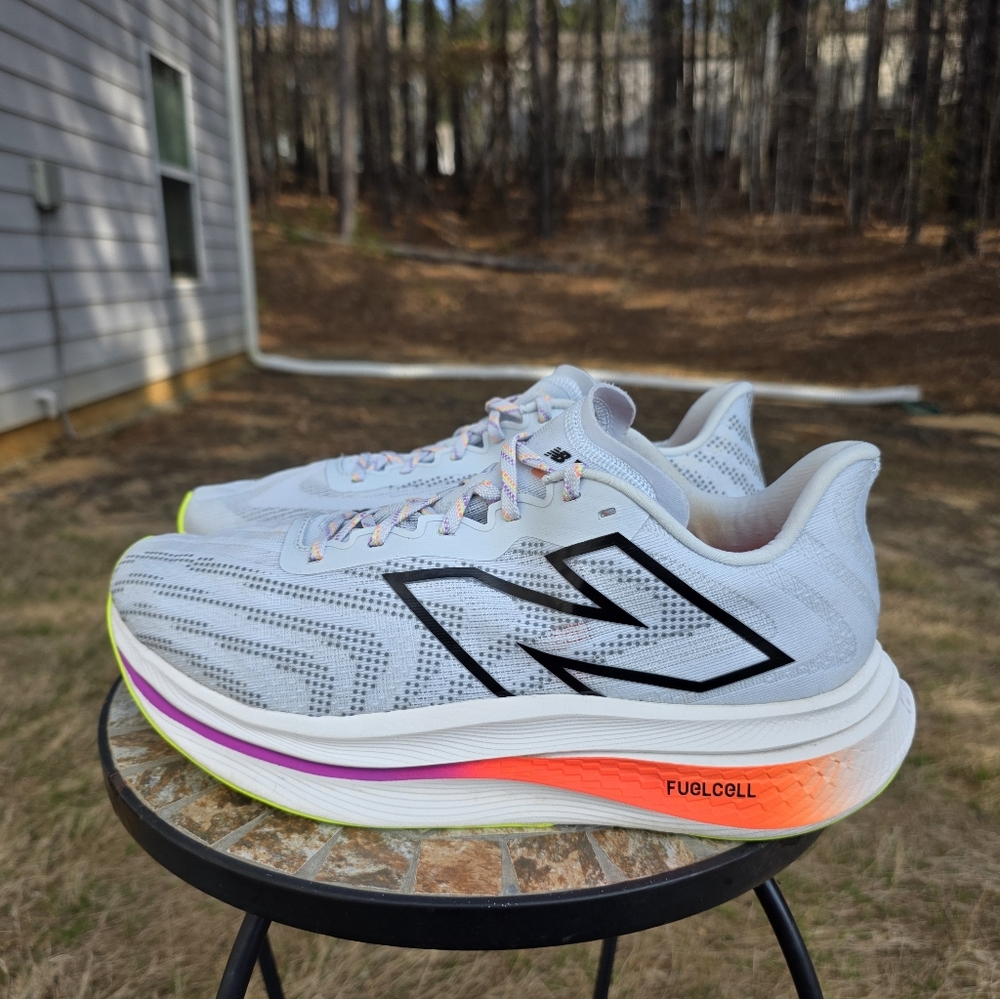 New Balance FuelCell Supercomp Trainer v2 MRCXLG3 Ice Blue Men Sz 12.5 Women 14D - Picture 3 of 10